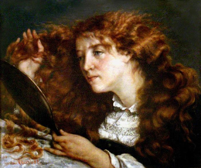 Gustave Courbet La belle Irlandaise (Portrait of Jo) Spain oil painting art